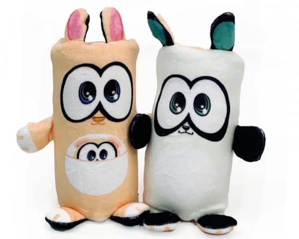 Epee Mascot Dublusie - dobbeltsidig kenguru/panda