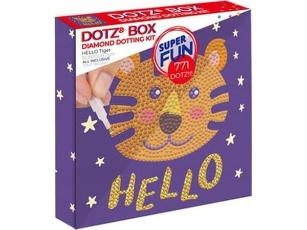 DIAMOND DOTZ DIAMOND DOTZ DOTZ BOX HELLO TIGER