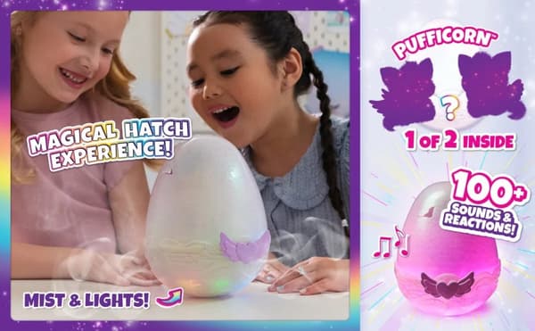 Hatchimals Alive Mystery Hatch Pufficorn