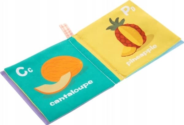 Canpol BOCIOLAND Mjukt prasslande och pipande bok FRUKTER 5904501650946