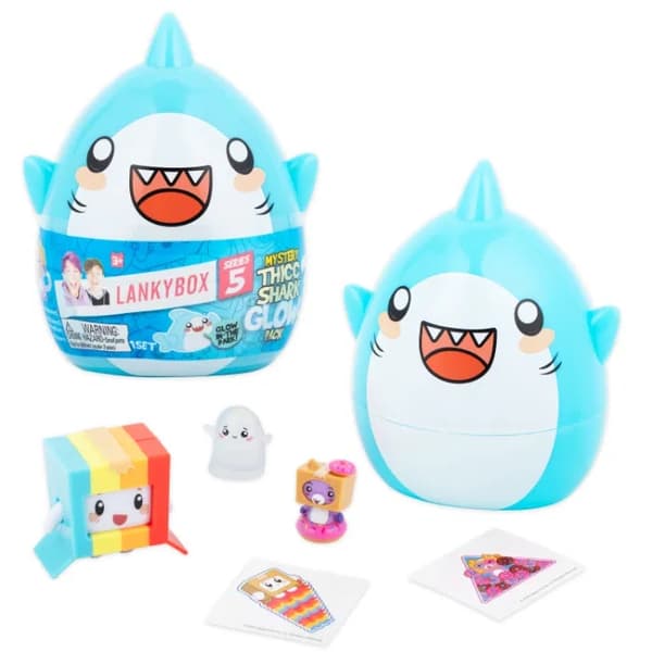 Lankybox Mystery Thicc Shark Glow Pack S5
