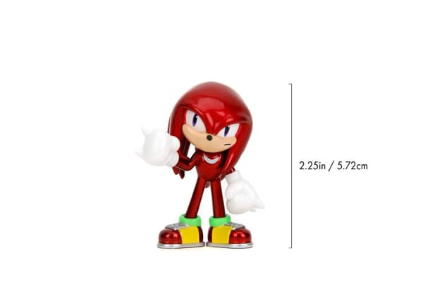 Sonic the Hedgehog Metalfig 1-pack 2,5” Knuckles The Echidna