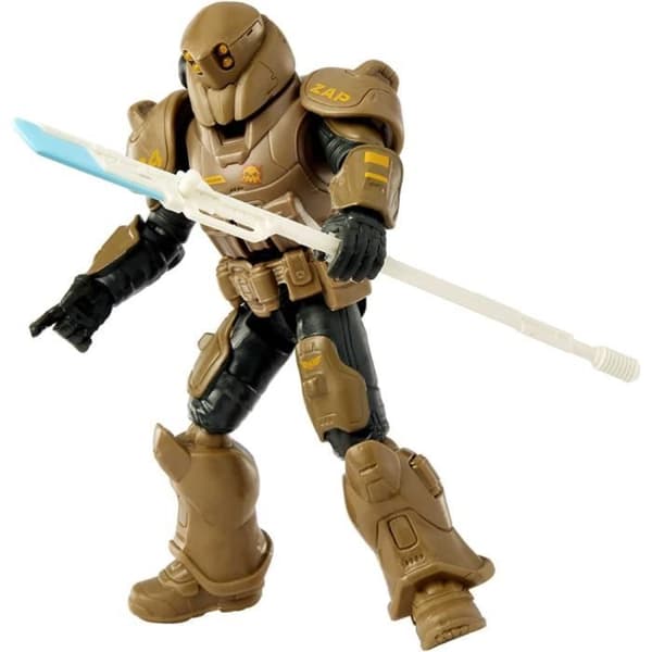 Disney Pixar ledad figur - Buzz Lightyear Commander ZAP - MATTEL - Brun - 12,7 cm