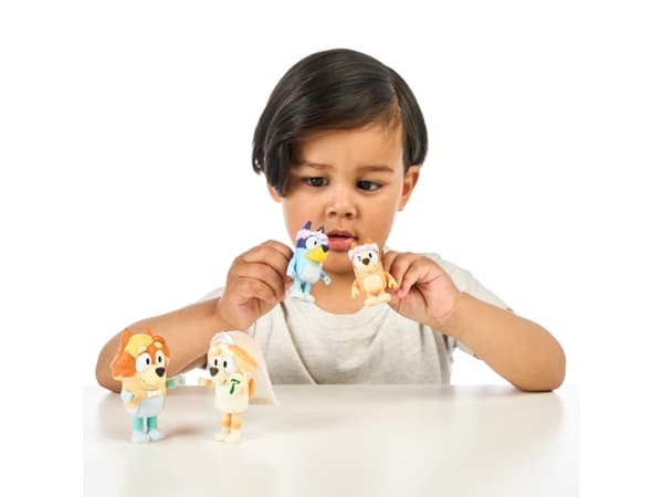 BLUEY Figure 4pk Special Set-Wedding
