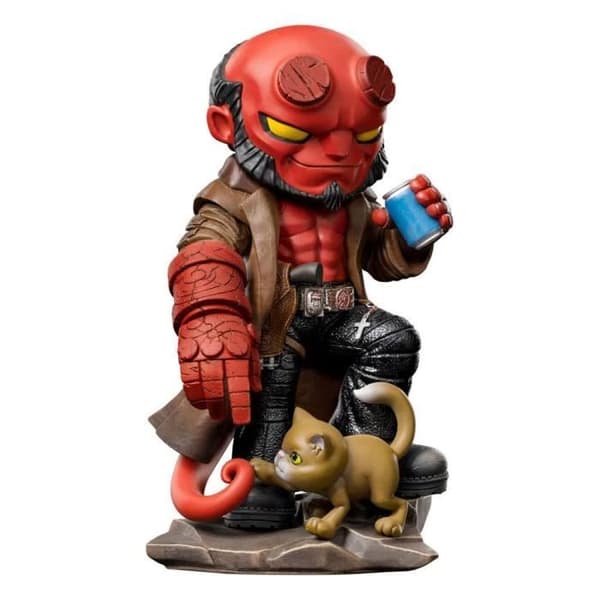 HELLBOY II GOLDEN ARMY FIGURE MINI CO. PVC HELLBOY 15 CM IRON STUDIO