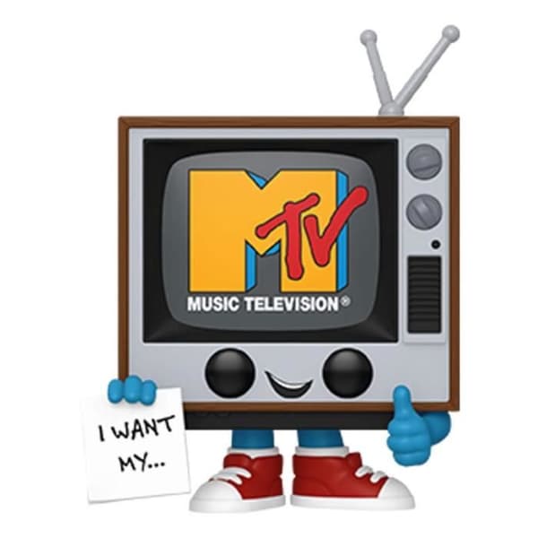 MTV POP! AD ICONS VINYL FIGURINE MTV LOGO 9 CM FUNKO 82663