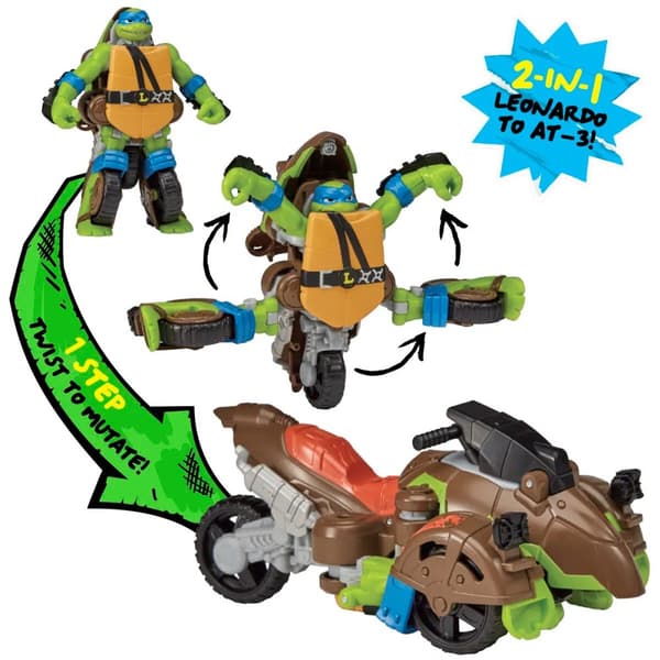 Turtles Mutations Twist n Mutate Leonardo