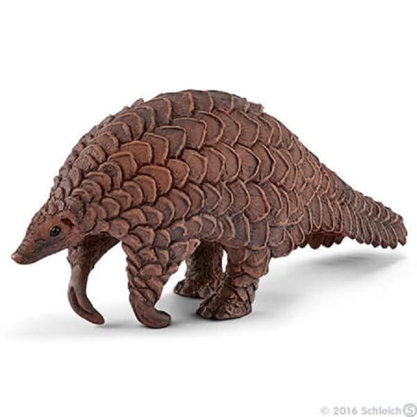Schleich Figurine - Jätte Pangolin - Miniatyrkaraktär för barn - Brun