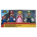 Miniatyrbilde 1 av 4: JAKKS Pacific Super Mario 4 tommers figursett Mushroom Kingdom