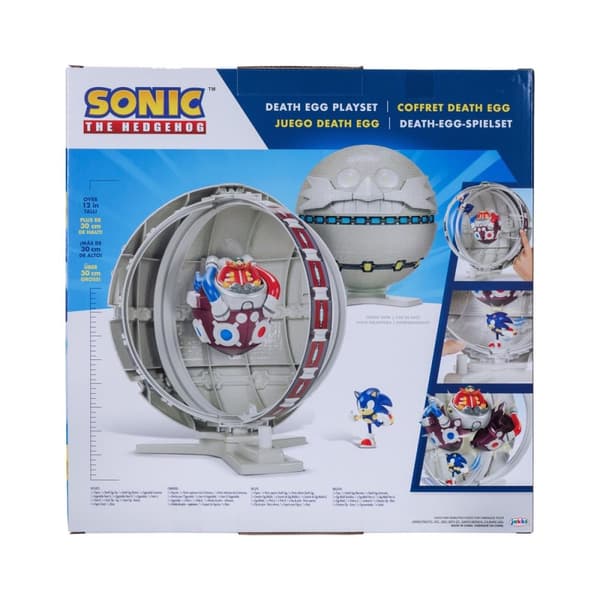 JAKKS Pacific Sonic the Hedgehog 2,5 tommers lekesett Death Egg Battle Set