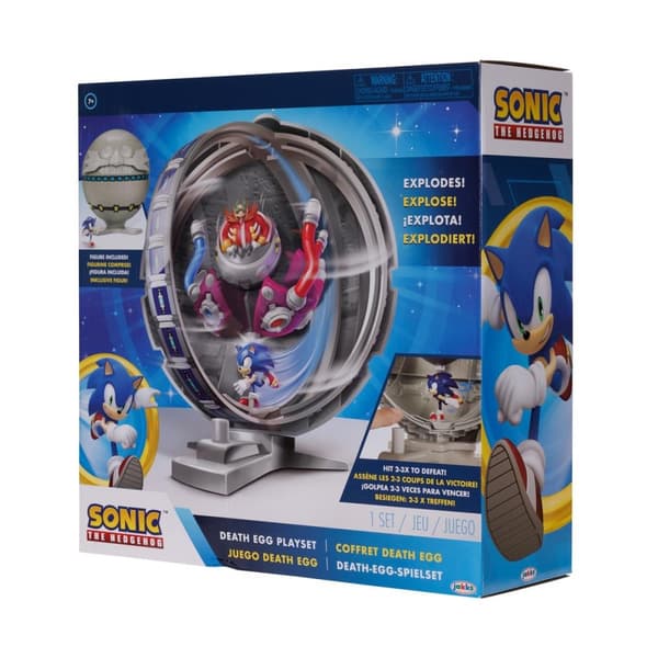 JAKKS Pacific Sonic the Hedgehog 2,5 tommers lekesett Death Egg Battle Set