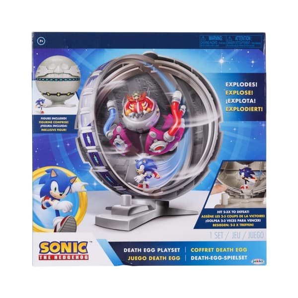 JAKKS Pacific Sonic the Hedgehog 2,5 tommers lekesett Death Egg Battle Set