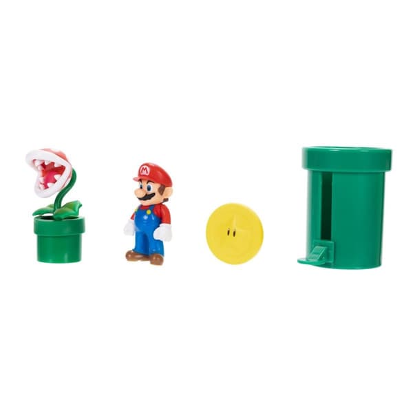 JAKKS Pacific Super Mario 2,5 tommers diorama-sett Soda Jungle