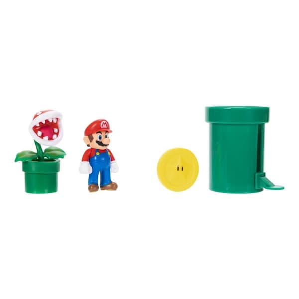 JAKKS Pacific Super Mario 2,5 tommers diorama-sett Soda Jungle