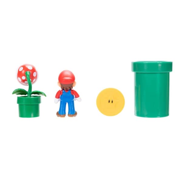 JAKKS Pacific Super Mario 2,5 tommers diorama-sett Soda Jungle