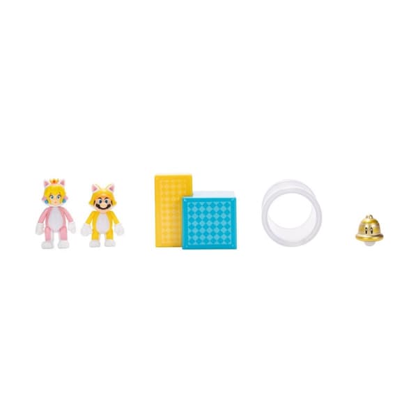 JAKKS Pacific Super Mario 2,5 tum Diorama Set 3D World