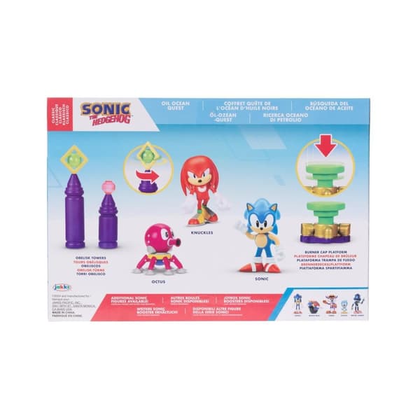 JAKKS Pacific Sonic the Hedgehog 2.5 Inch Diorama Set Oil Ocean