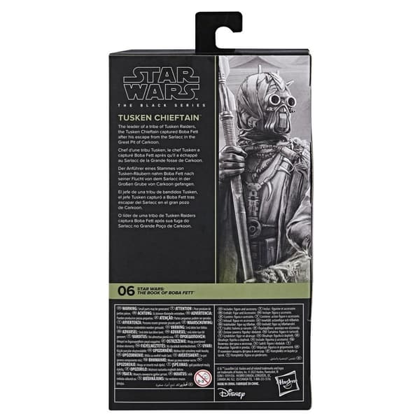 Star Wars The Black Series 6 tommers figur Tusken Chieftan