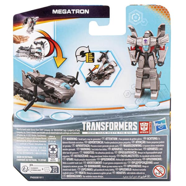 Transformers EarthSpark 1-trinns Flip Megatron
