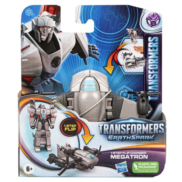 Transformers EarthSpark 1-trinns Flip Megatron
