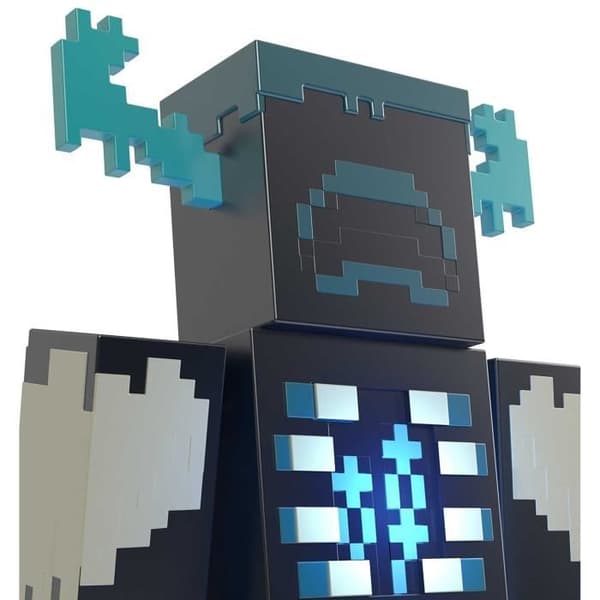 Minecraft Super Boss Warden Figure - MATTEL - Guardian - Lights and Sounds of Combat - Ålder 6 och uppåt