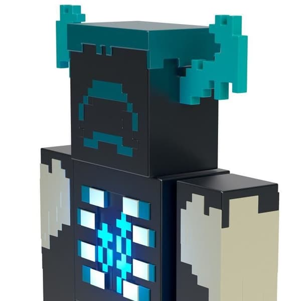Minecraft Super Boss Warden Figure - MATTEL - Guardian - Lights and Sounds of Combat - Ålder 6 och uppåt