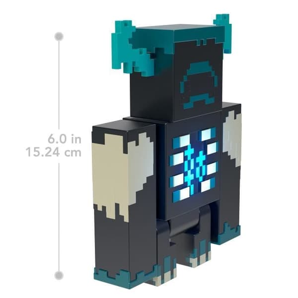 Minecraft Super Boss Warden Figure - MATTEL - Guardian - Lights and Sounds of Combat - Ålder 6 och uppåt