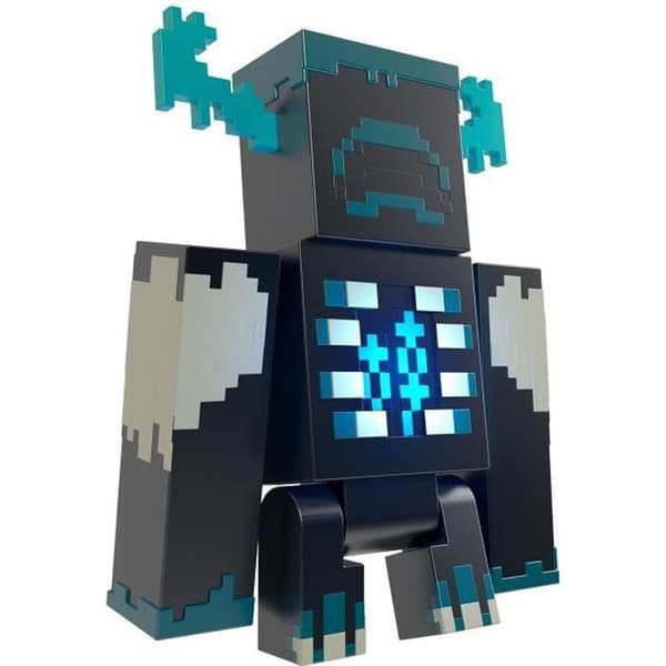 Minecraft Super Boss Warden Figure - MATTEL - Guardian - Lights and Sounds of Combat - Ålder 6 och uppåt