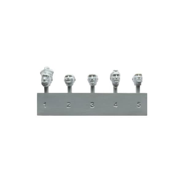 Miniatyrfigur franska civila 30-40-tal. Resin Heads - MiniArt