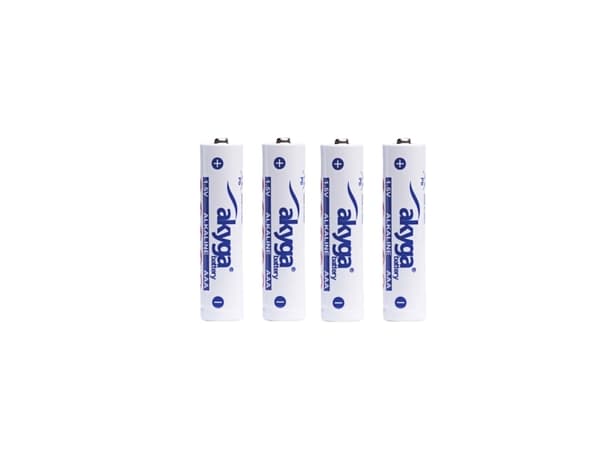 Akyga Alkaline batteri Akyga AKY2057 AAA LR03 Zn-MnO2, 1,5V/1300mAh 4stk/folie