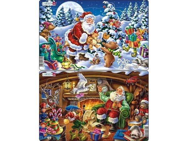 Larsen Midi Santa Claus with Gifts 15 pcs Puzzle