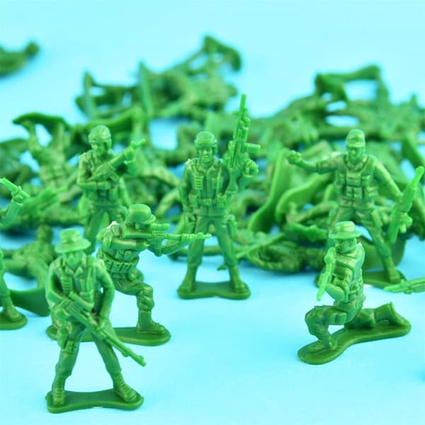 Militärer 50st Plastfigurer