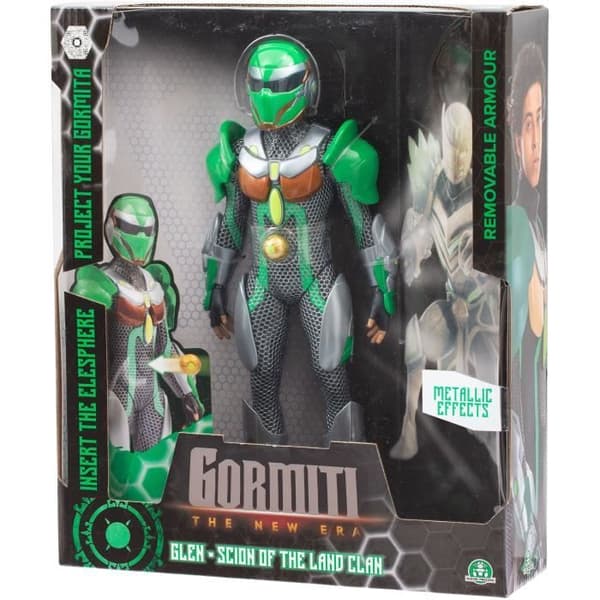 Ledad figur - GORMITI - Scion med jordprojektor - Glen - 27 cm - från 4 år - GRV054
