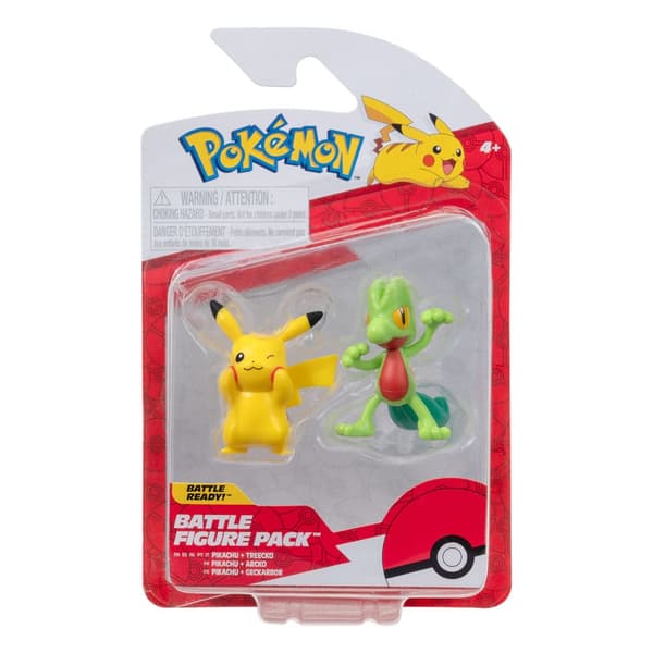 Pokemon First Partner Battle Figure Set Figure 2-Pack Treecko & Pikachu #8