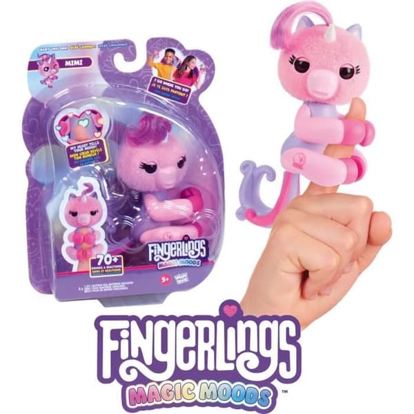 Fingerlings - LANSAY - Magic Moods Mimi the unicorn - Playtime-spel - Från 5 år