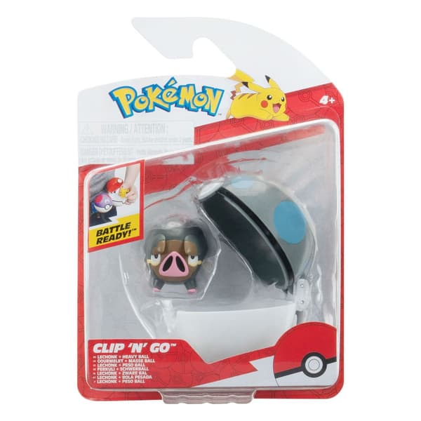 Pokemon Clip'n'Go Poké Balls Lechonk & Heavy Ball
