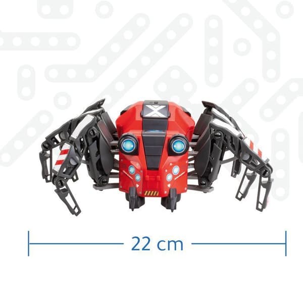Xtrem Bots - Spider Bot- Robot Kit för att bygga 110 stycken