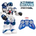 Miniatyrbild 1 av 6: Xtrem Bots - polispatrull, fjärrkontrollrobot för barn över 5 år, programmerbar leksak med smart radiokontroll, pedagogiskt spel