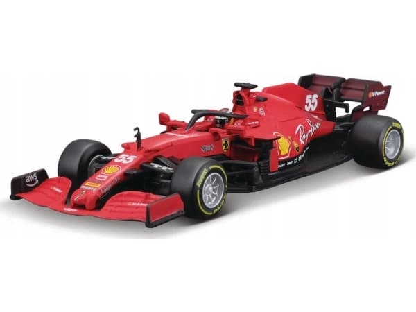 Bburago Bolid F1 Ferrari SF21 2021 Carloz Sainz BBURAGO