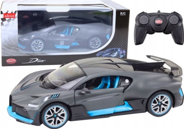 Rastar RC Urheiluauto Kauko-ohjattava Bugatti Divo Oven avaaja 1:14
