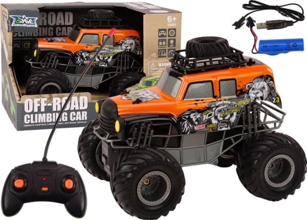 LeanToys RC Off-Road Fjernkontroll Bil 1:16 Oransje