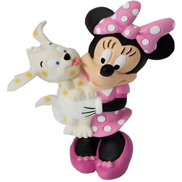 Minnie Mouse Musse Pigg 8 Figur - BULLYLAND - Musse Piggs hus - Flerfärgad - Tjej - 3 år och uppåt