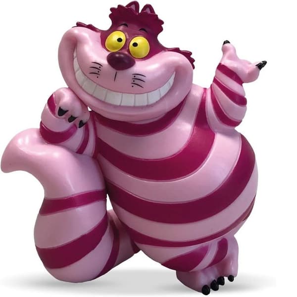 Cheshire Cat Figurine Unik Färg
