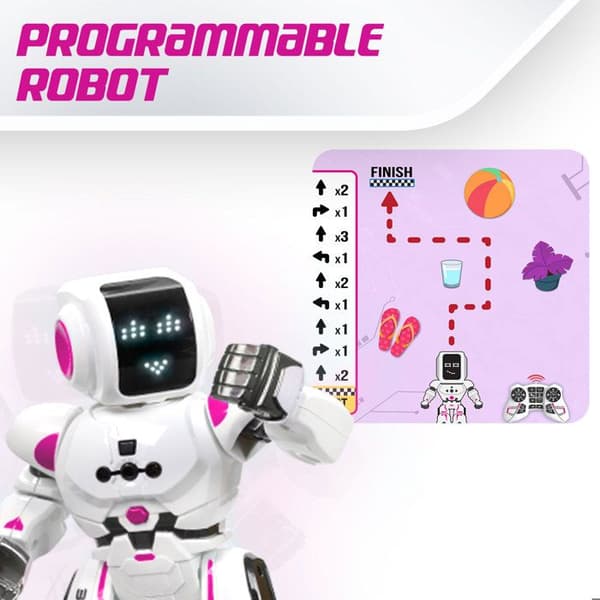 Xtrem Bots - Sophia Robotleksak, Fjärrstyrd robot för barn och flickor, Robotik för barn 5 år, Robotleksaker för barn