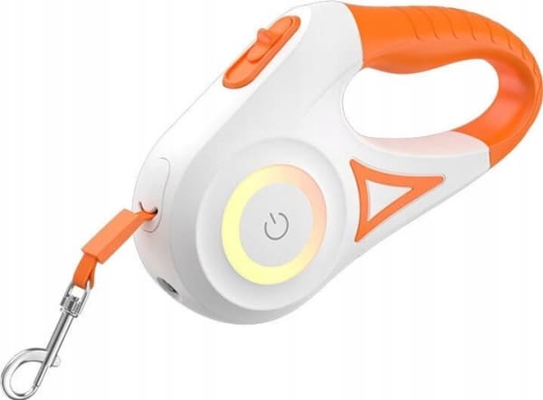Rojeco automatisk LED-lanyard 5m (oransje og hvit)