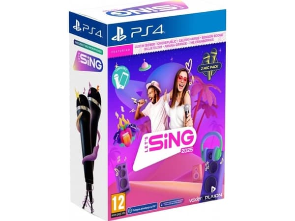 Gra PlayStation 4 Lets Sing 2025 2-mic