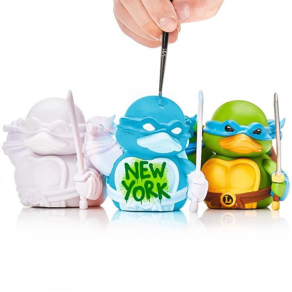 Numskull - TUBBZ Badanka - Teenage Mutant Ninja Turtles - Leonardo (DIY-utgåva) - 9cm