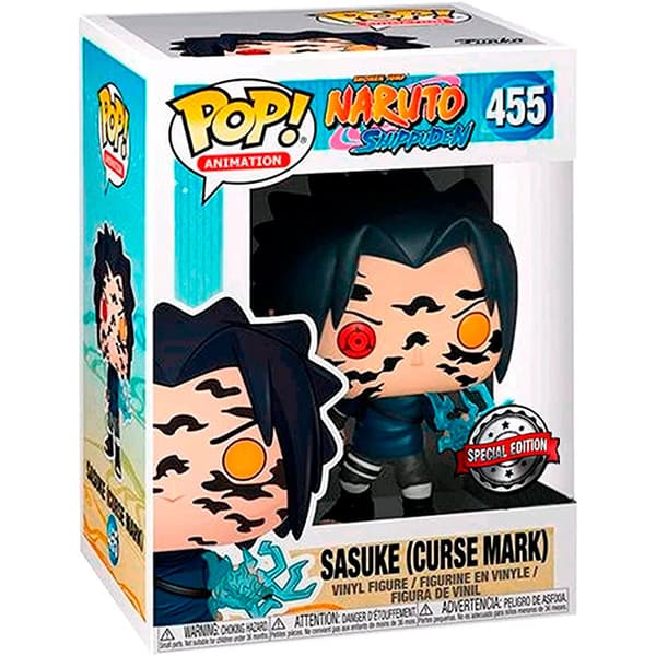 Funko Pop Animation: Naruto - Sasuke W/ Scars (exc)