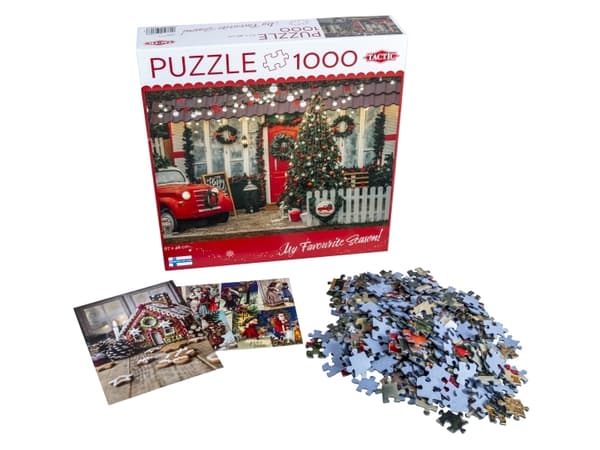 Tactic Puzzle Lovers Christmas porch 1000 pcs puzzle