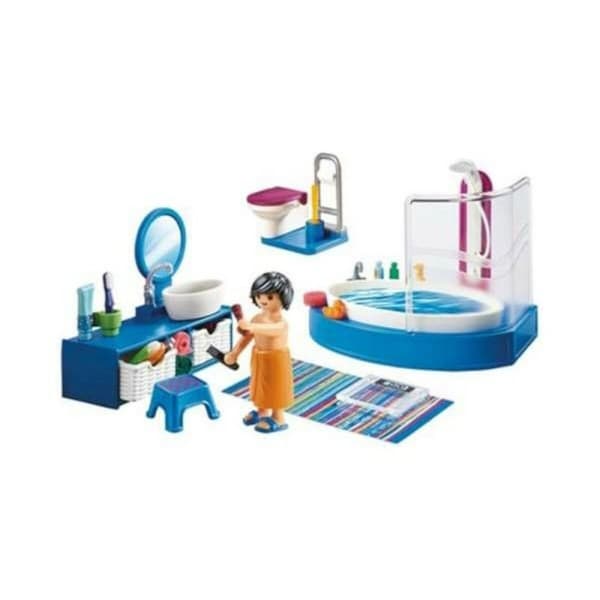 Playset Dollhouse Bathroom Playmobil 70211 Bad (51 pcs)